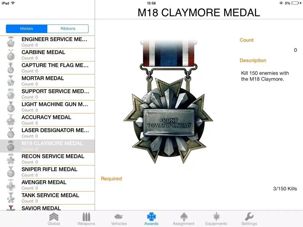 Tangkapan layar my Soldier for Battlefield 3 iPad 