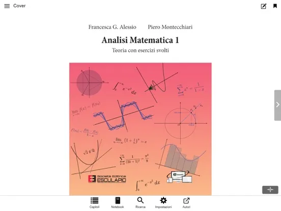 Tangkapan skrin Alessio Analisi Matematica 1 iPad 