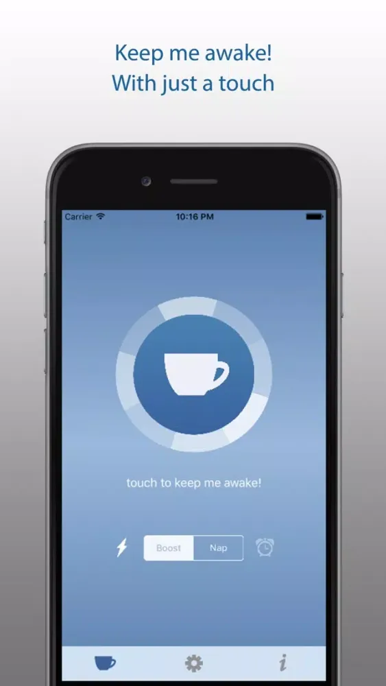 Tangkapan layar Coffeewake - keep me awake!