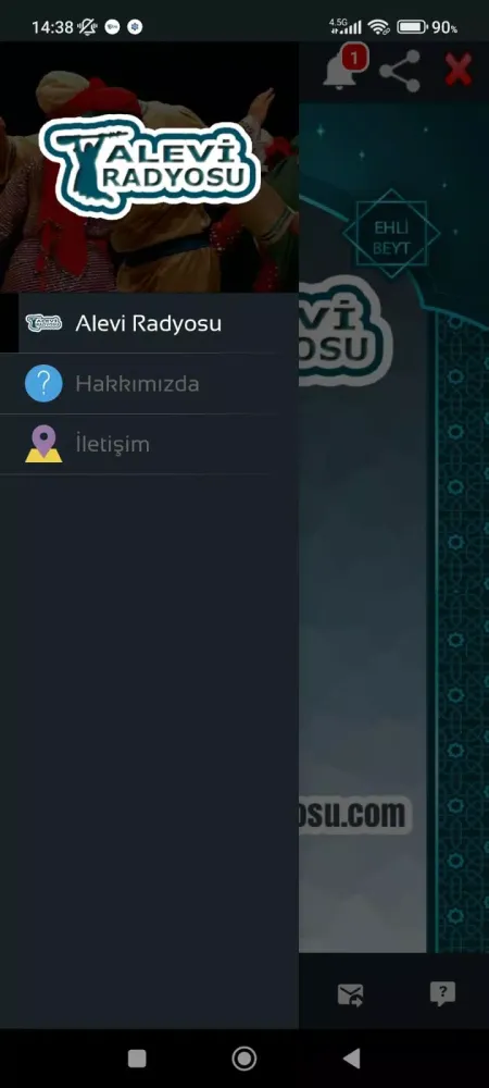 Capturas de tela do Alevi Radyosu