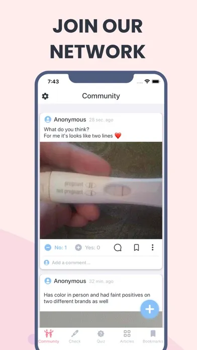 Tangkapan skrin Pregnancy test Checker/Scanner