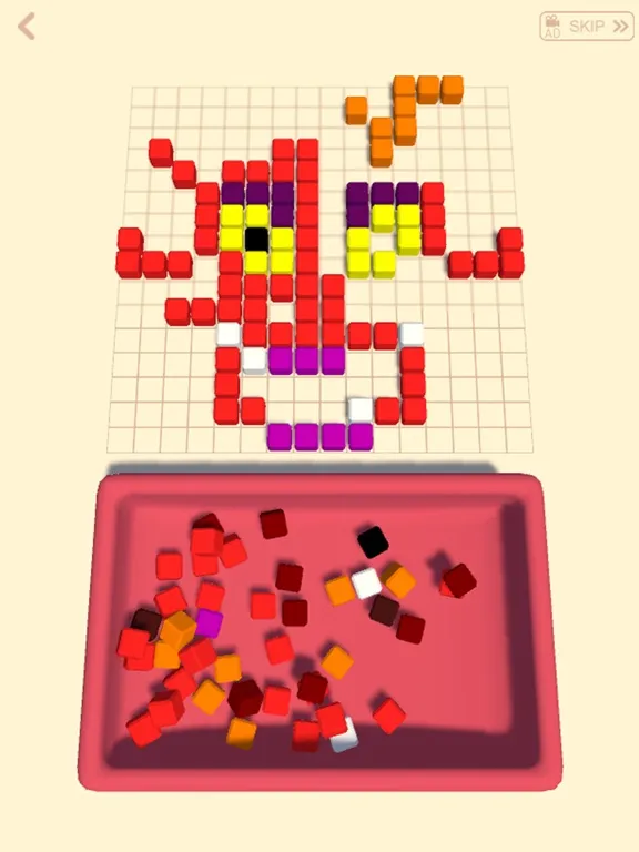 Tangkapan skrin Cubes art - unique puzzle iPad 