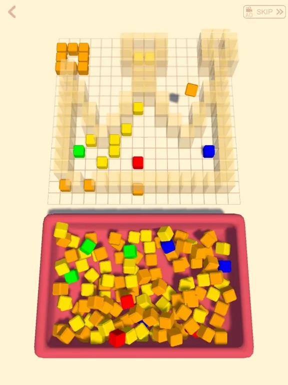 Tangkapan skrin Cubes art - unique puzzle iPad 