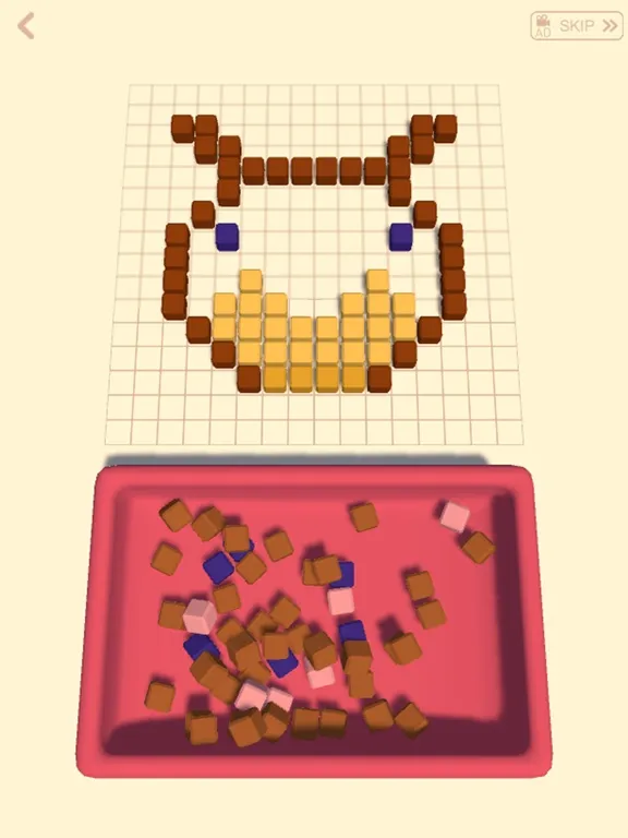 Tangkapan skrin Cubes art - unique puzzle iPad 