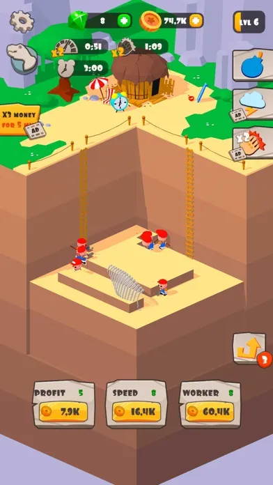Idle Arheology Tycoon スクリーンショット