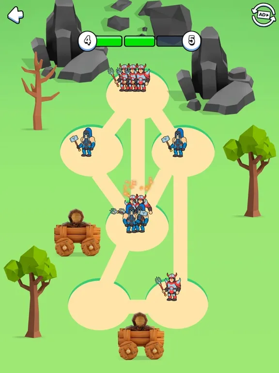 Ảnh chụp màn hình của Puzzle War - Creative iPad 