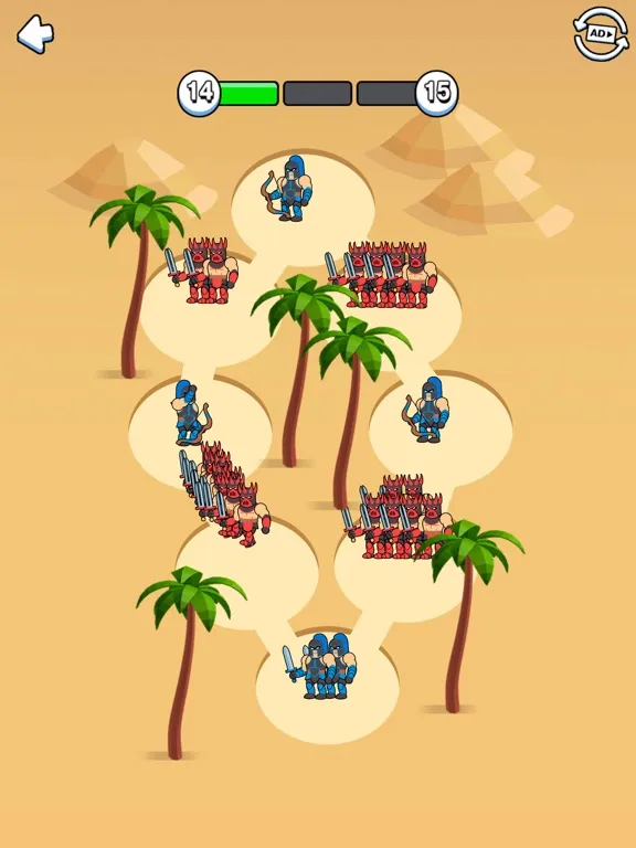 Ảnh chụp màn hình của Puzzle War - Creative iPad 