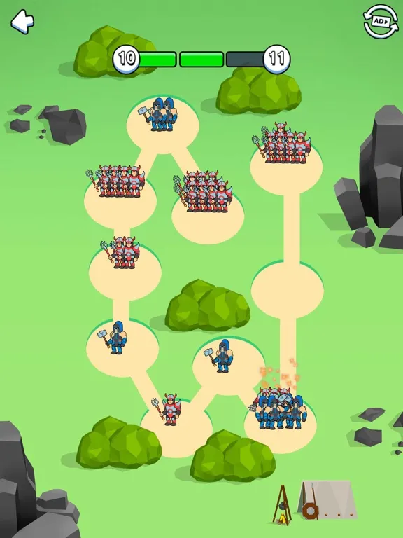 Ảnh chụp màn hình của Puzzle War - Creative iPad 