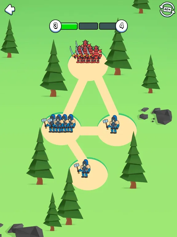 Ảnh chụp màn hình của Puzzle War - Creative iPad 
