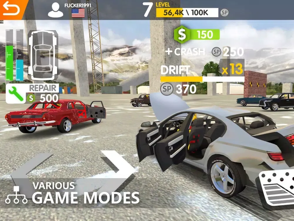 RCC - Real Car Crash iPad  Ekran Görüntüleri