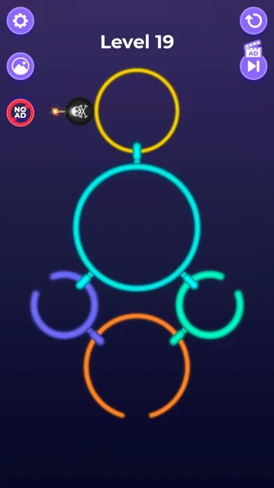 Tangkapan skrin Rings Master