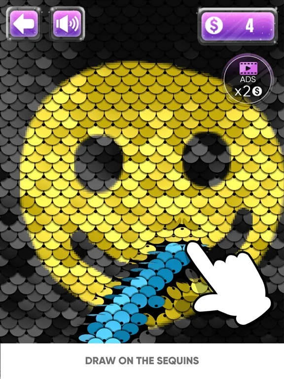 Screenshot di Super Sequin Simulate DIY Flip iPad 