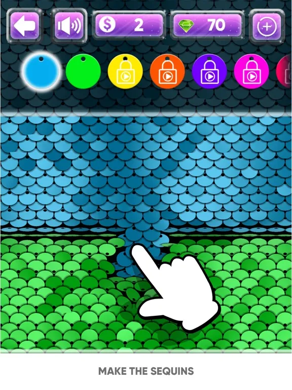 Screenshot di Super Sequin Simulate DIY Flip iPad 