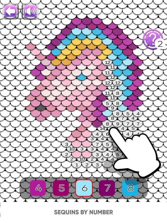 Screenshot di Super Sequin Simulate DIY Flip iPad 