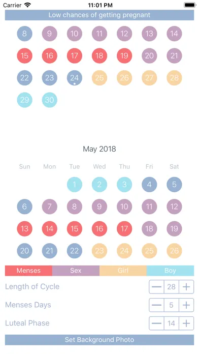 My Days (Woman Calendar) スクリーンショット