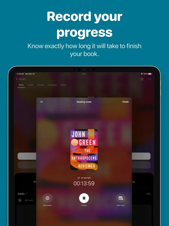 Bookshelf: Reading Tracker iPad  سکرین شاٹس
