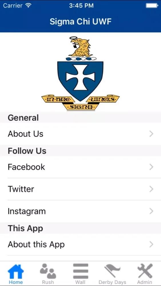 ภาพหน้าจอของ Sigma Chi UWF