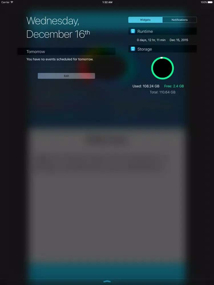 Device Statistic iPad  スクリーンショット