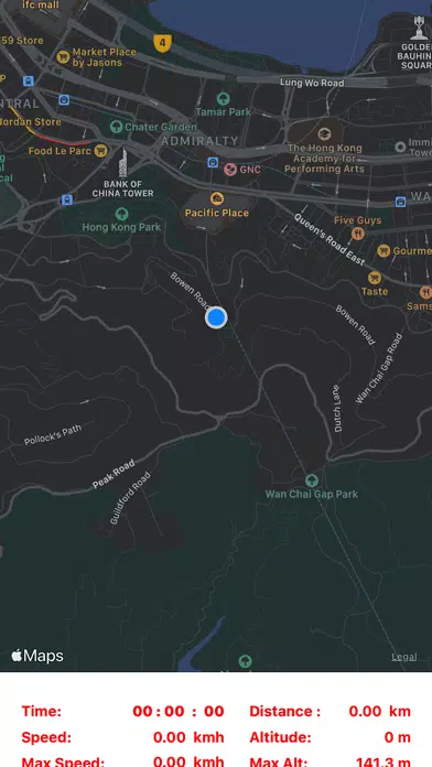 Capturas de tela do GPS Smart Track