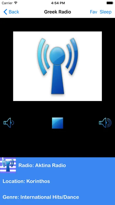 Greek Radio Screenshots