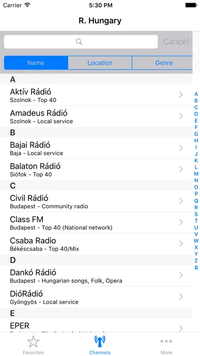 Radio Hungary應用截圖