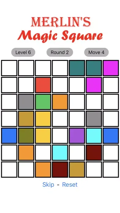 Captures d'écran de Merlin's Magic Square