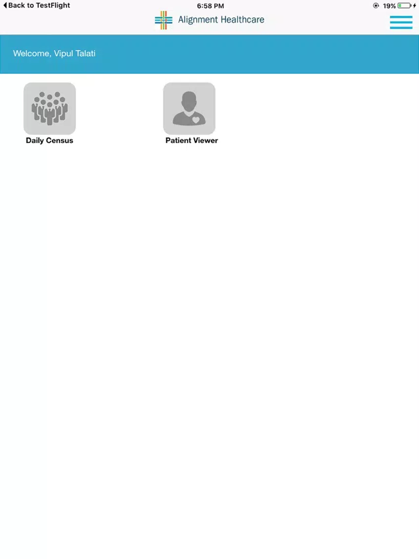 AHC Clinician's Mobile App iPad  スクリーンショット