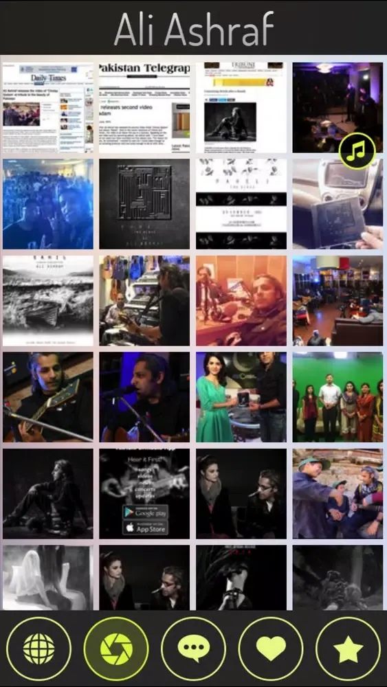 Ảnh chụp màn hình của AliAshrafMusic