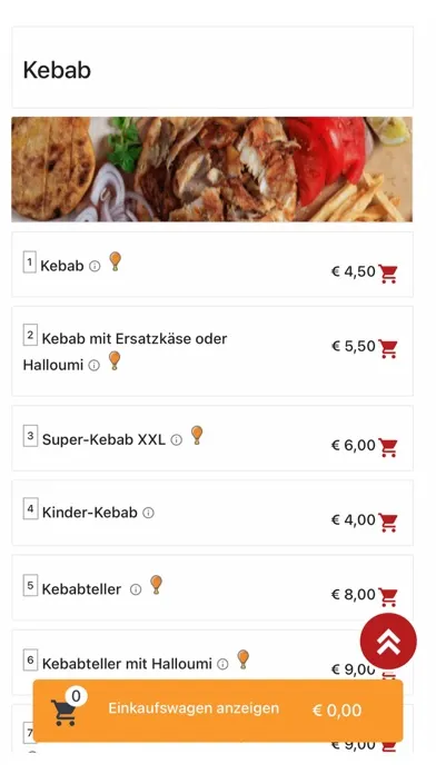 Captures d'écran de Ali Baba Doner kebab
