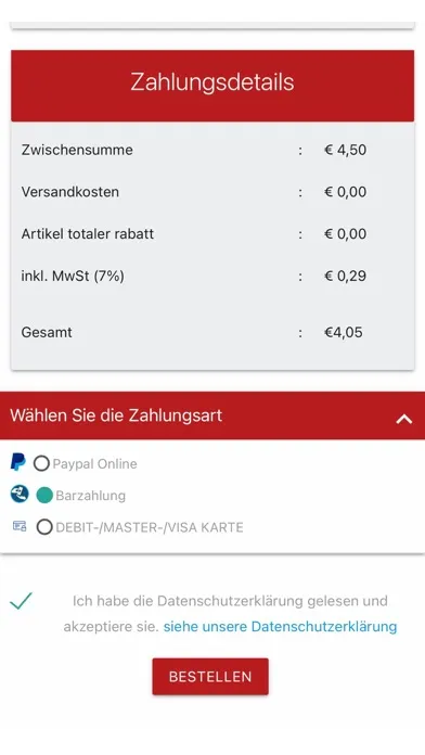 Captures d'écran de Ali Baba Doner kebab