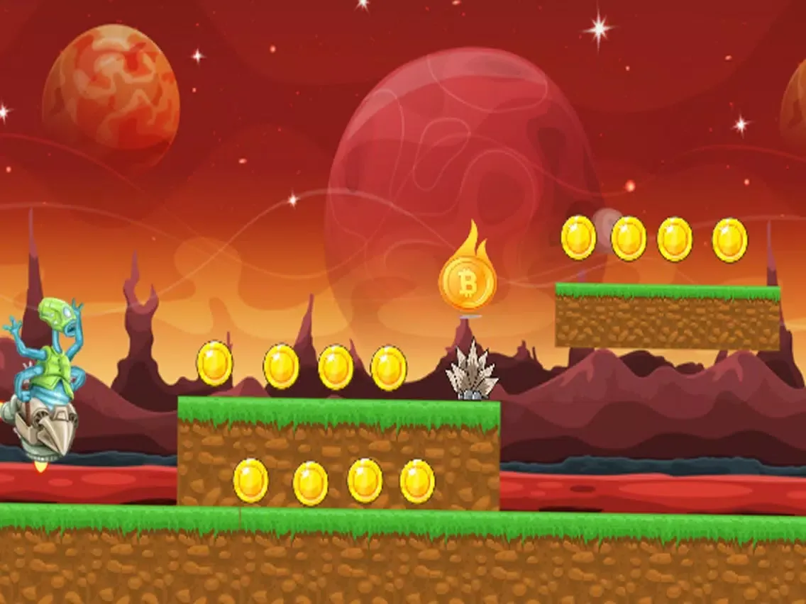 bitcoin Alien run iPad  Screenshots