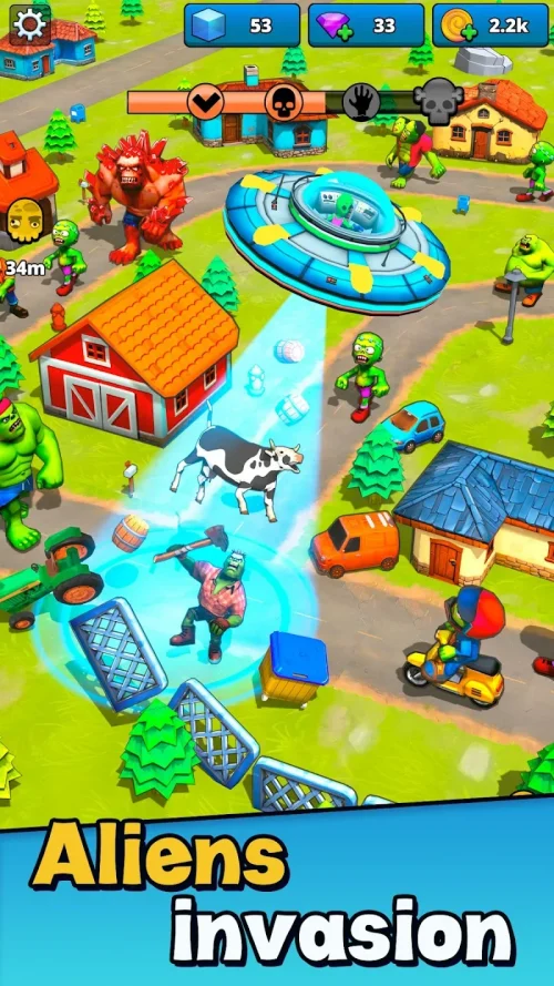 Aliens vs Zombies: Invasion-screenshot-1