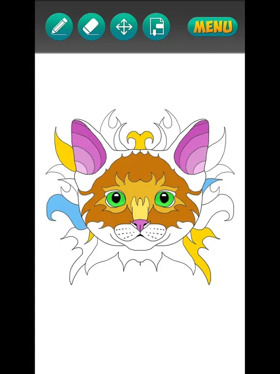 Mandala Coloring - Cat iPad  Ekran Görüntüleri