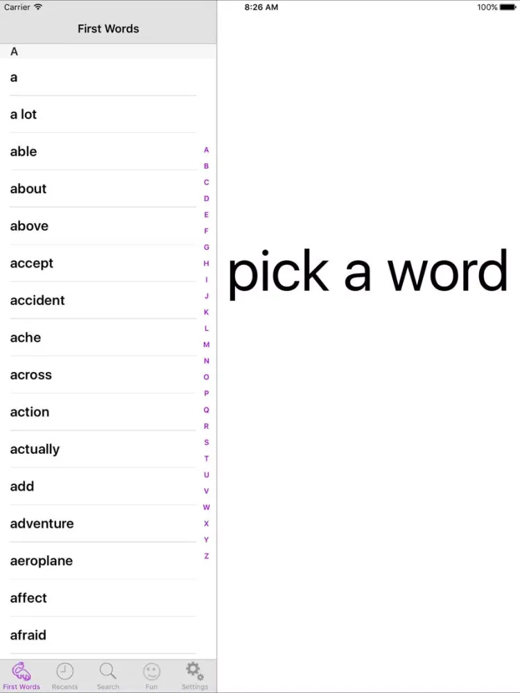 Screenshot di DD's Dictionary A Dyslexic's Dictionary iPad 