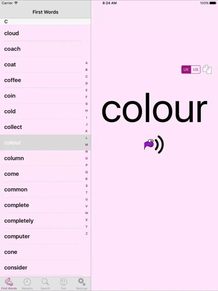 Screenshot di DD's Dictionary A Dyslexic's Dictionary iPad 