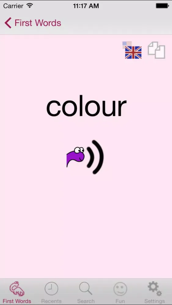 Screenshot di DD's Dictionary A Dyslexic's Dictionary