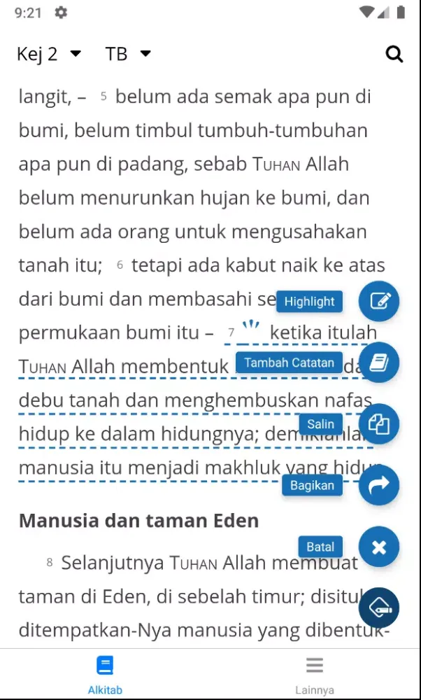 Alkitab Digital LAI应用截图
