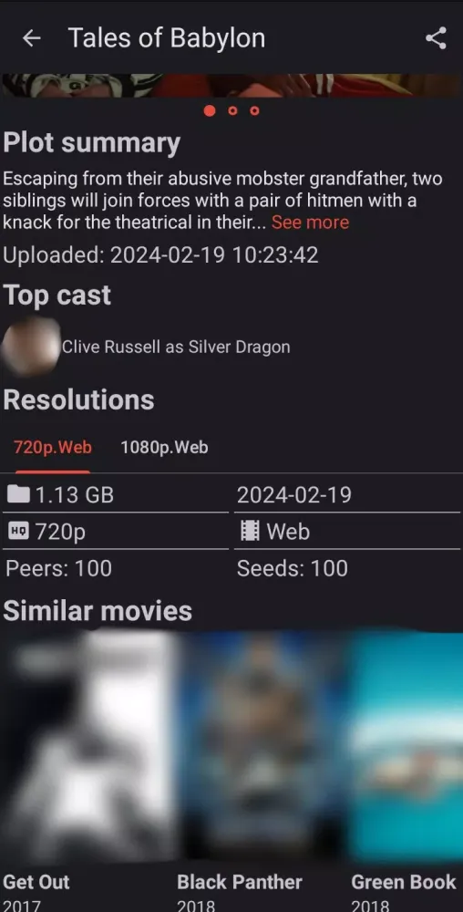 All Movie Downloader スクリーンショット