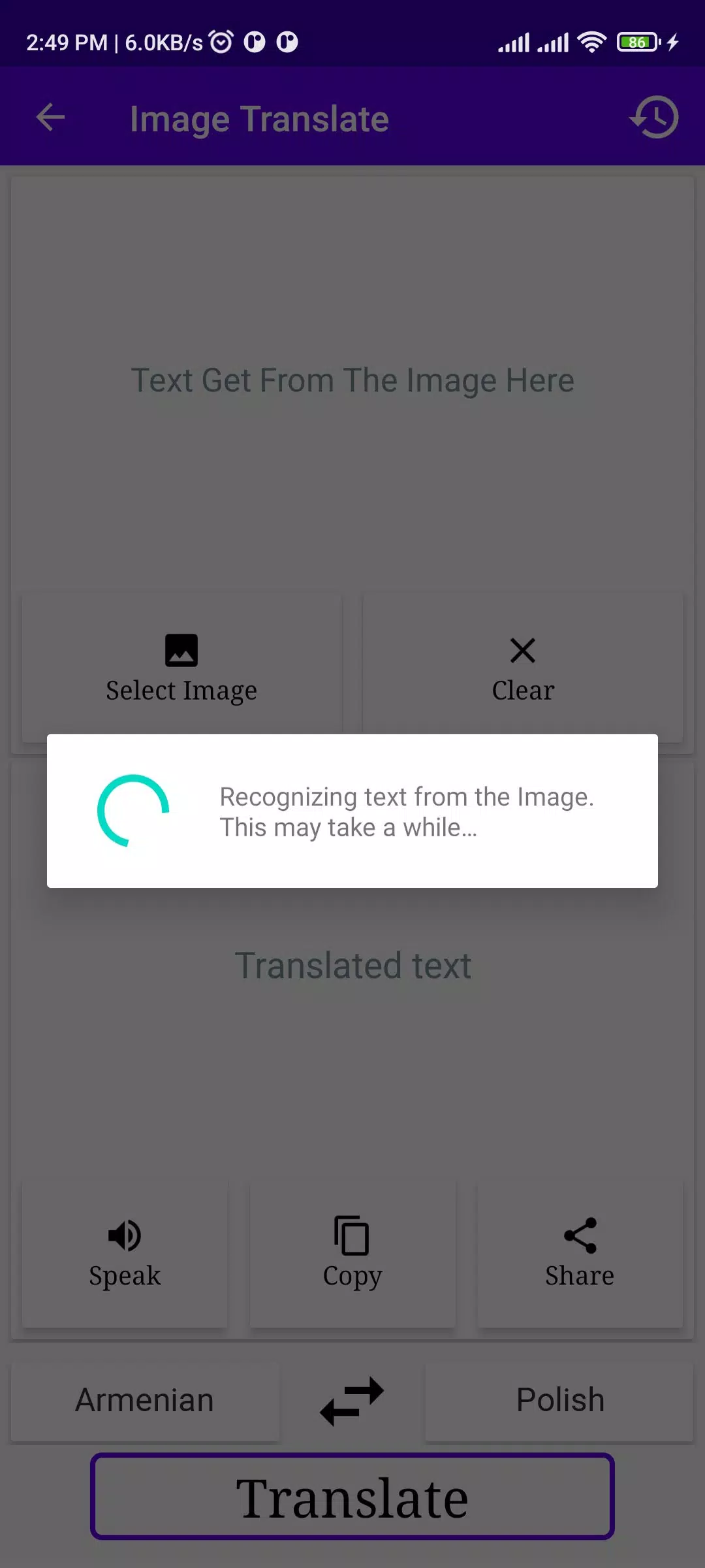 Screenshot di Armenian To Polish Translator