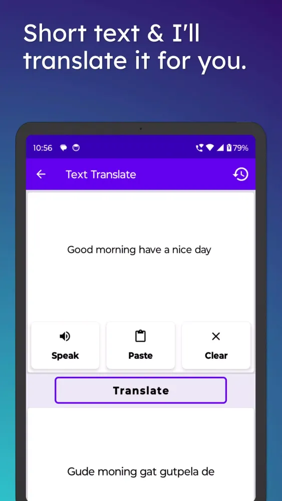 English Tok Pisin Translator Screenshots