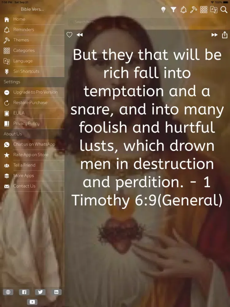 Capturas de pantalla de Bible Verses - Daily Quotes iPad 
