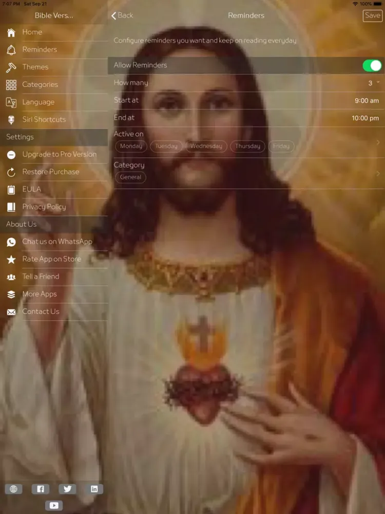 Capturas de pantalla de Bible Verses - Daily Quotes iPad 