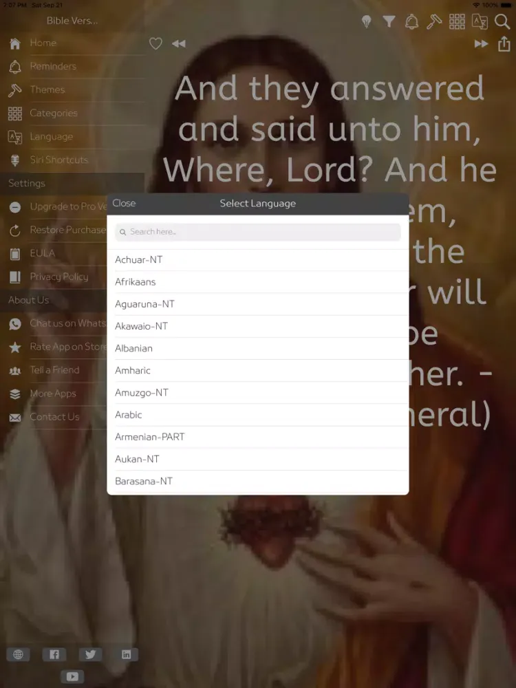 Capturas de pantalla de Bible Verses - Daily Quotes iPad 