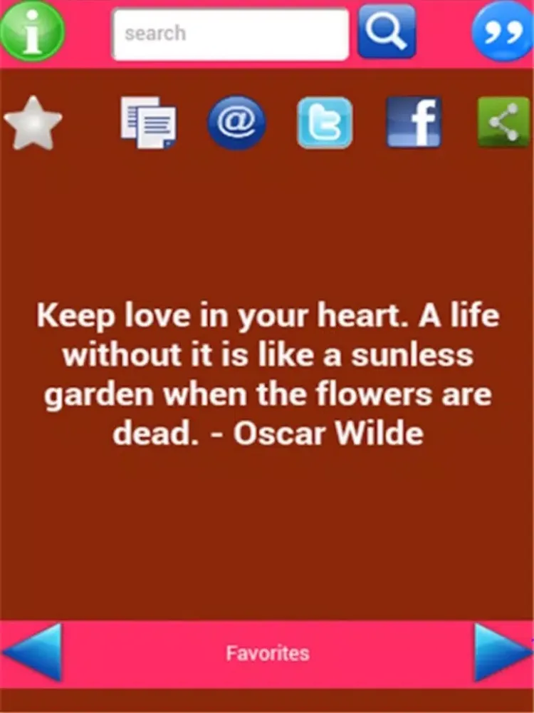 Romance And Love Quotes iPad  Screenshots