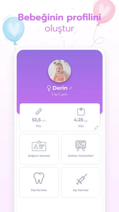 Captures d'écran de Hamile Bebek Takibi - All4baby