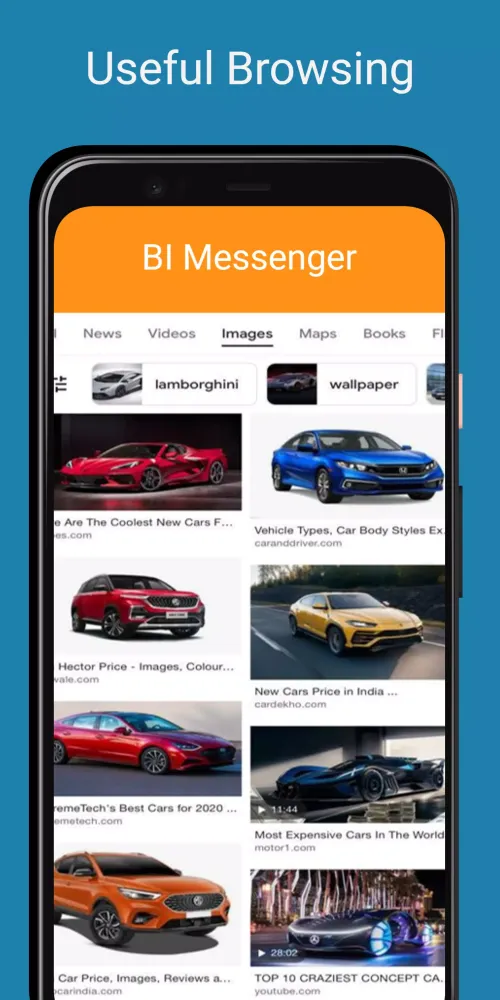 Tangkapan layar Browser Go: Fast and safe