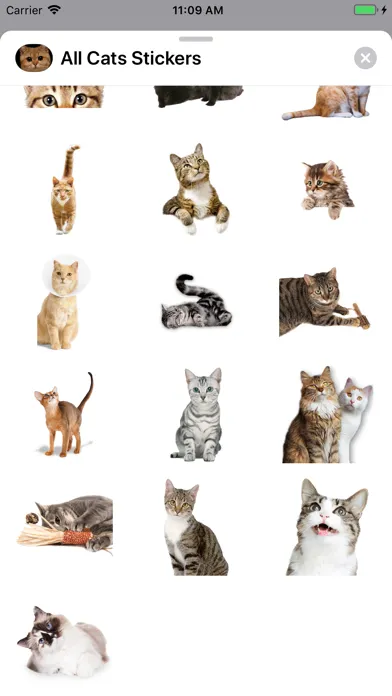 Capturas de tela do All Cats Stickers