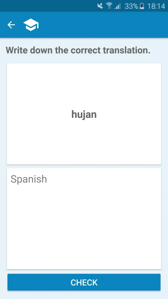 Spanish-Malay Dictionary Screenshots