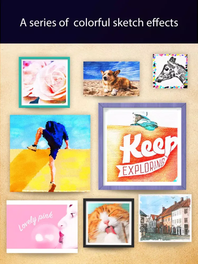 Capturas de pantalla de Pic Sketch – Pencil Draw Effects Maker iPad 