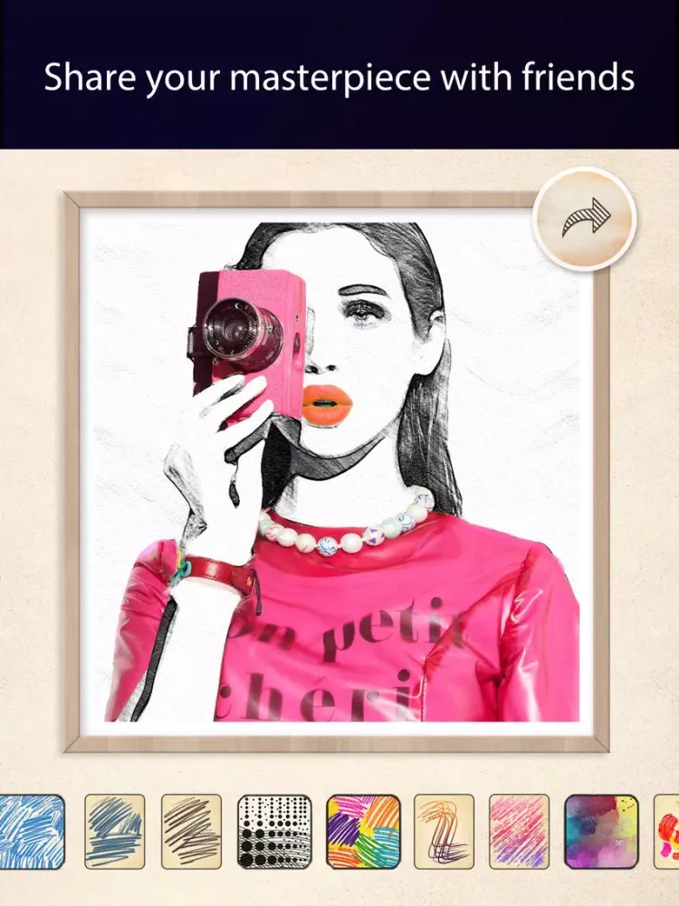 Capturas de pantalla de Pic Sketch – Pencil Draw Effects Maker iPad 